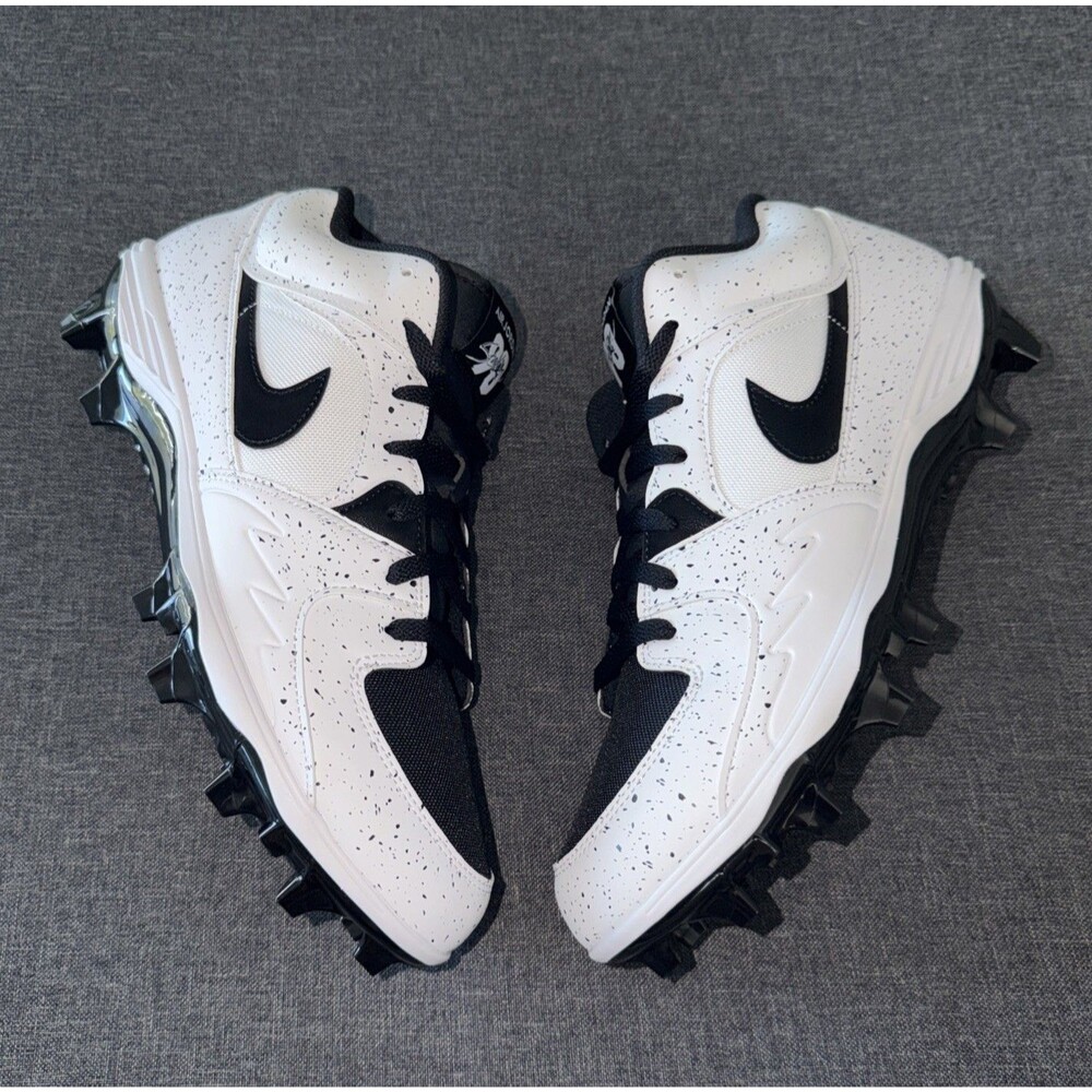New Air Jordan Stadium 90 TD Cleat 'White Black' Oreo HQ0210 100 Men's
